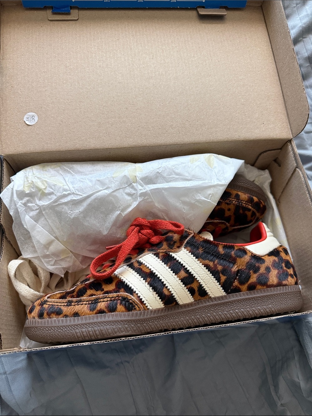 Adidas Leopard Print Sneakers!